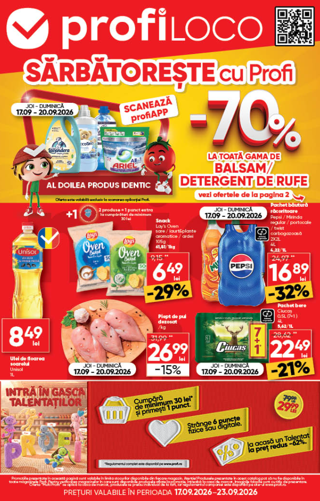 profi - Brosura PROFI Loco valabilă de la joi 17.09.2026 până la miercuri 23.09.2026