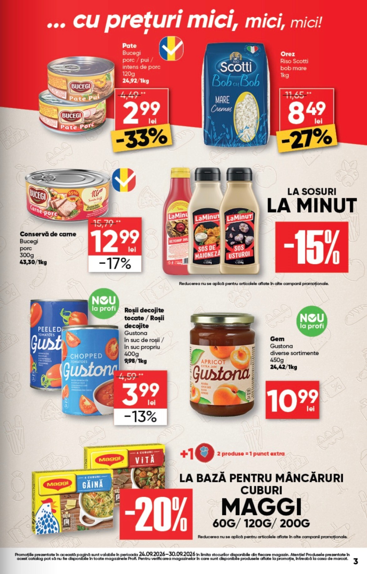 profi - Brosura PROFI Go valabilă de la joi 24.09.2026 până la miercuri 30.09.2026 - page: 3