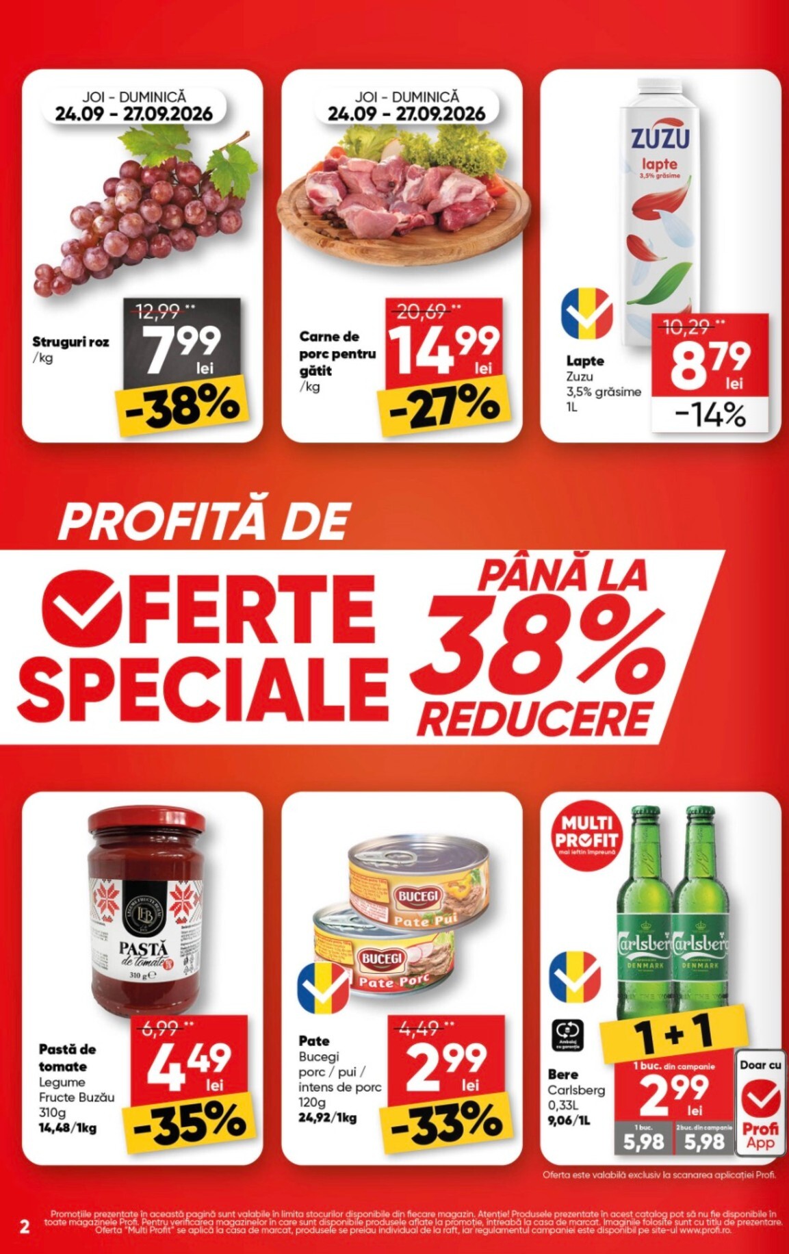 profi - Brosura PROFI Super valabilă de la joi 24.09.2026 până la miercuri 30.09.2026 - page: 2