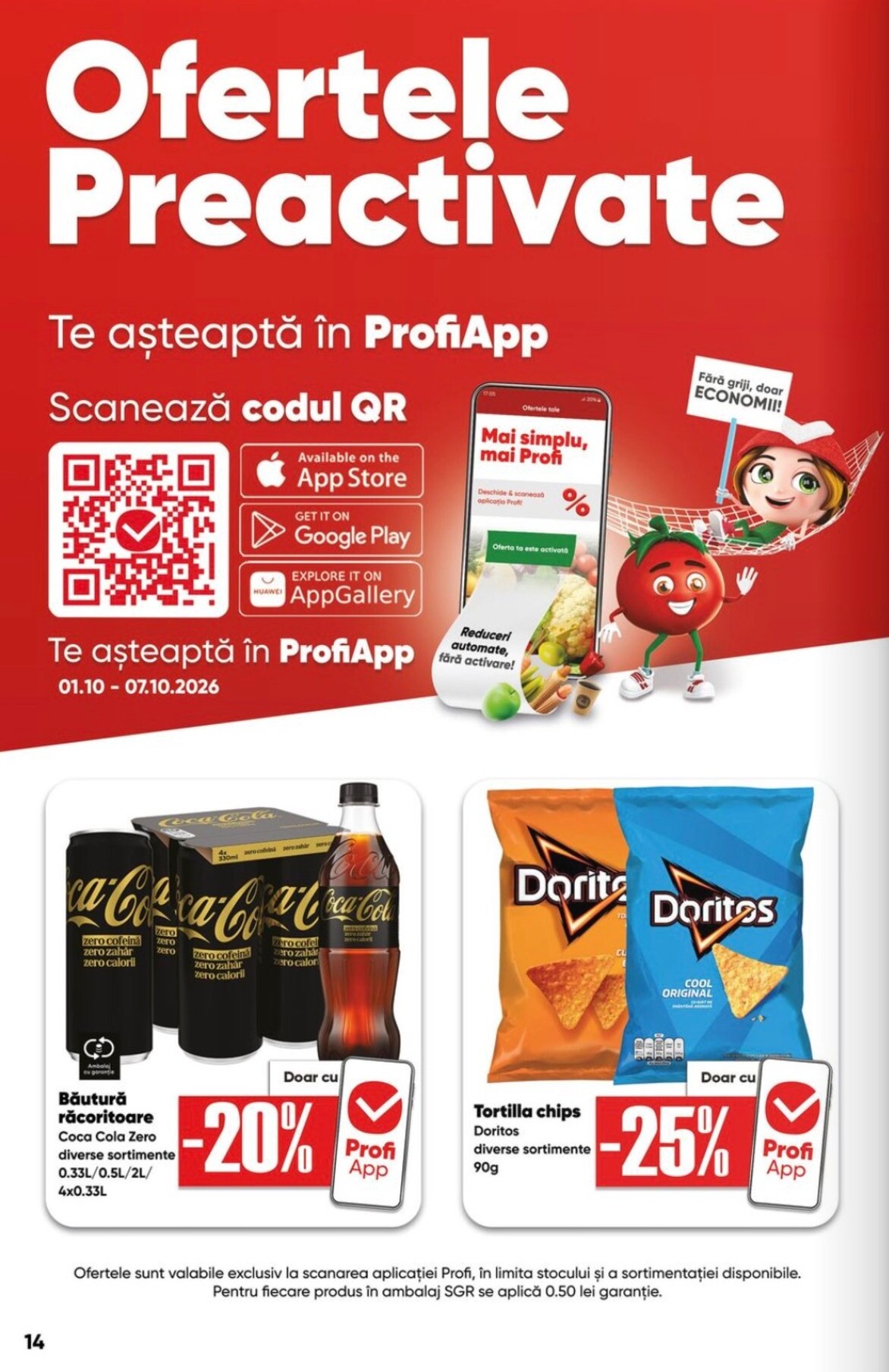 profi - Brosura PROFI Super valabilă de la joi 01.10.2026 până la miercuri 07.10.2026 - page: 14