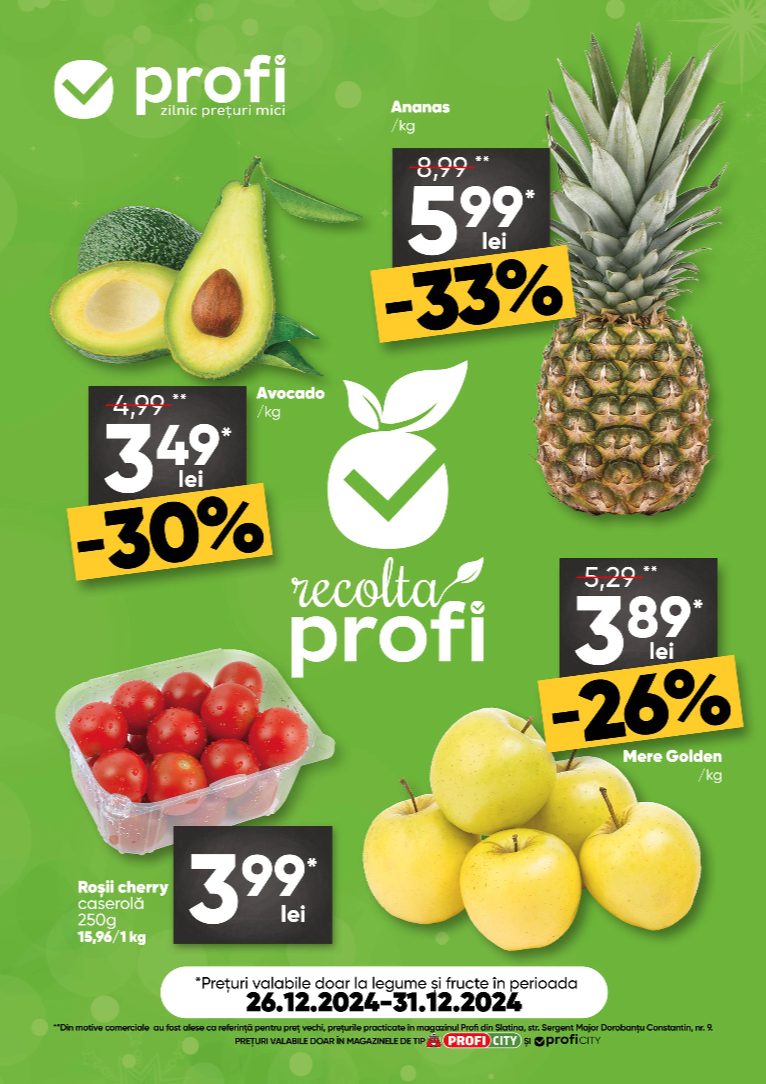 profi - Catalog PROFI City - Fresh Saptamana valabil din 26.12. - 31.12.