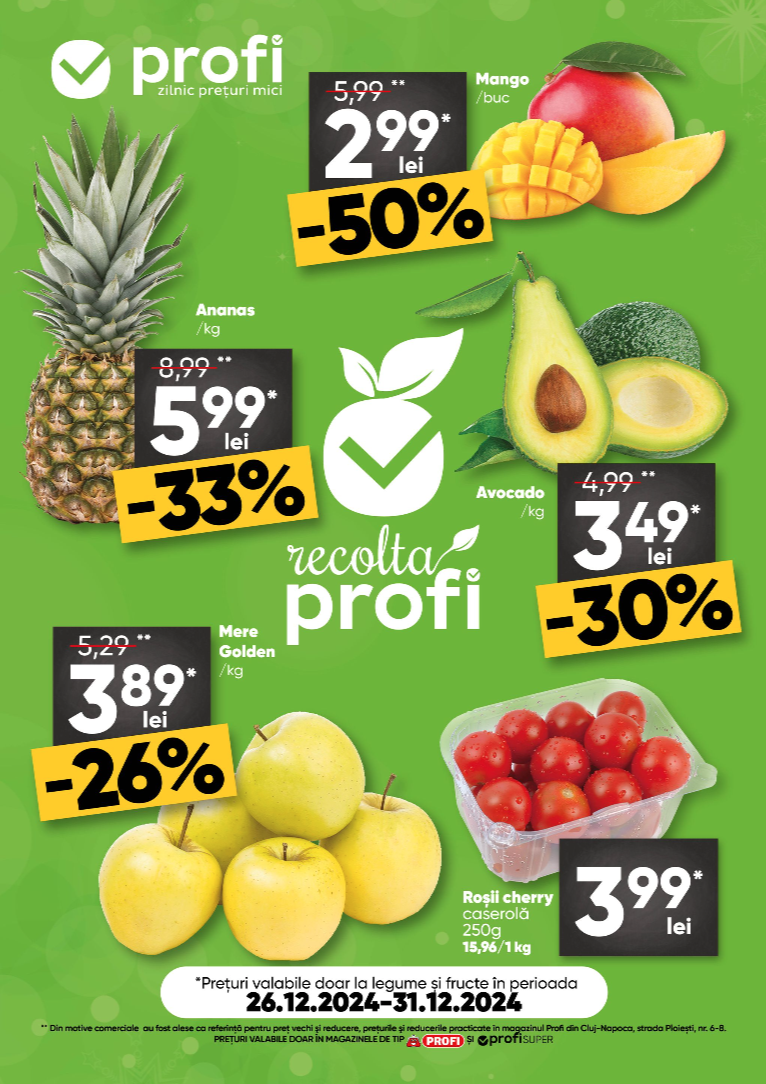 profi - Catalog PROFI Super - Fresh Saptamana valabil din 26.12. - 31.12.