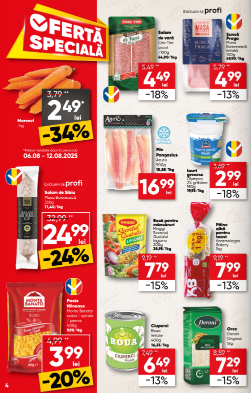 profi - Catalog PROFI Go valabil din 06.08. până pe 19.08. - page: 4
