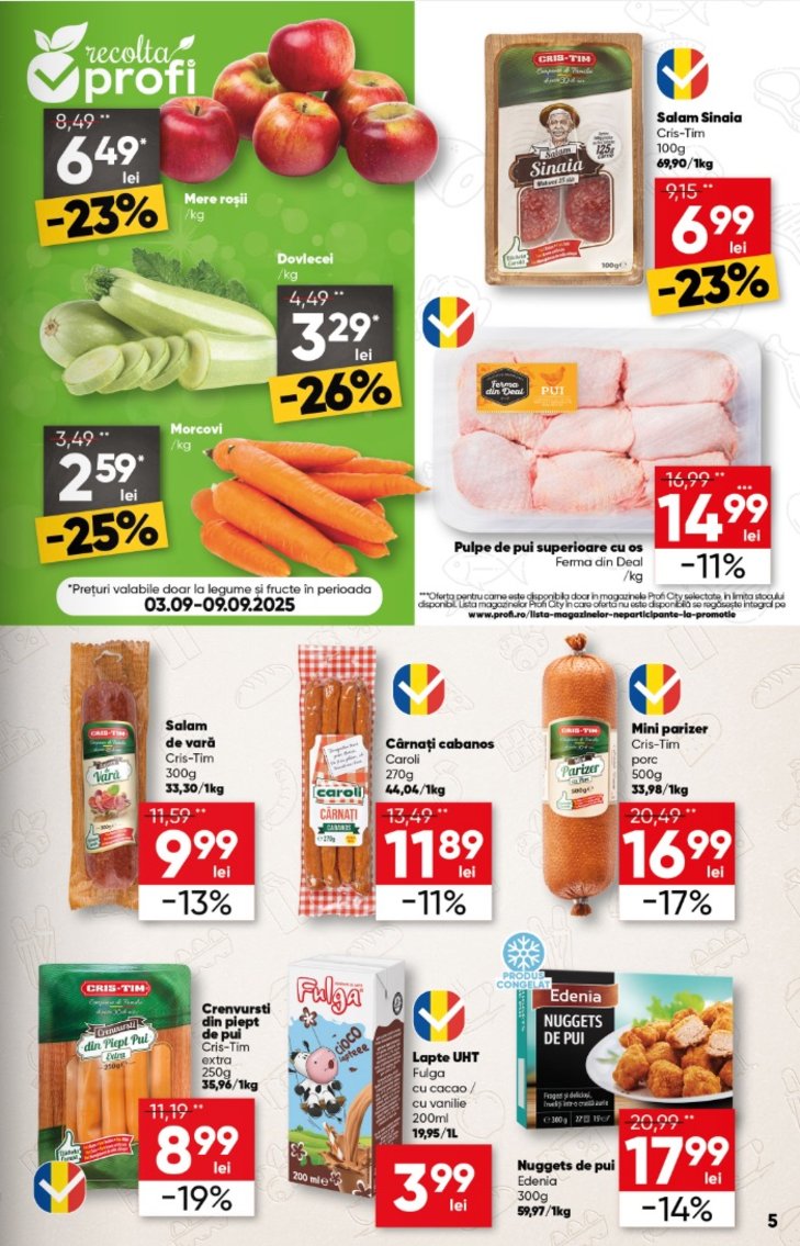 profi - Catalog PROFI City online – oferte valabile din 03.09. - page: 5
