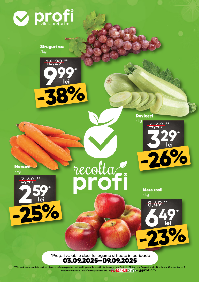 profi - Catalog PROFI City - Fresh Saptamana online – oferte valabile din 03.09.