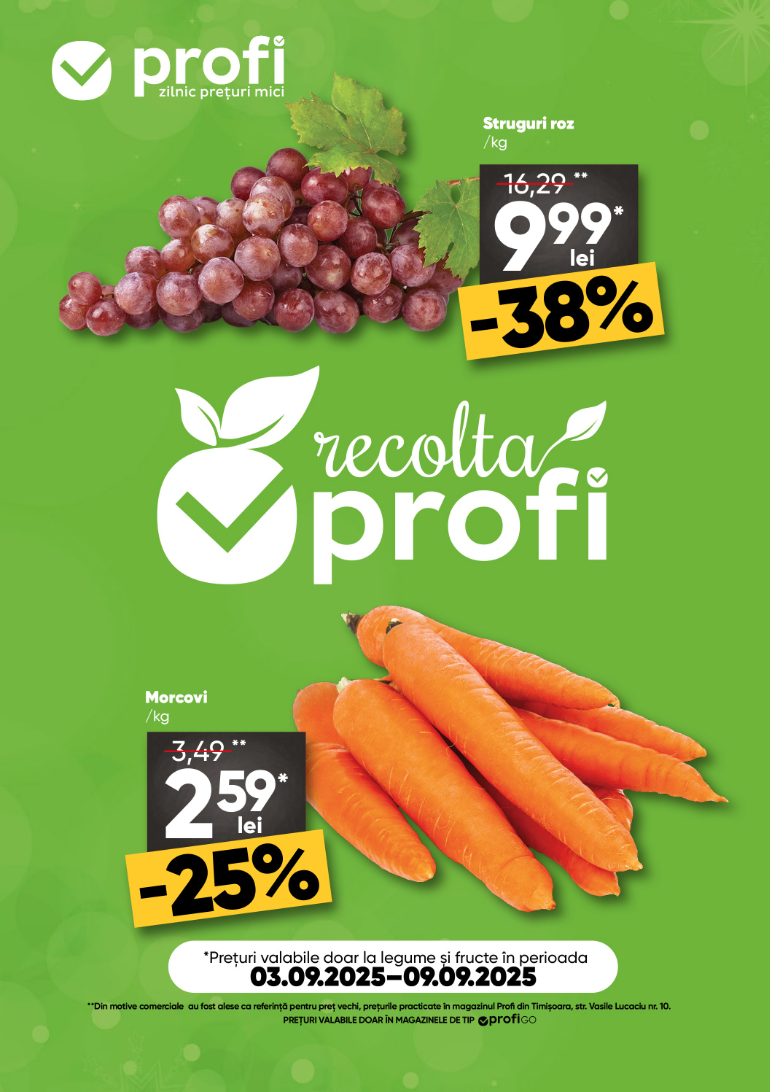 profi - Catalog PROFI Go - Fresh Saptamana online – oferte valabile din 03.09.
