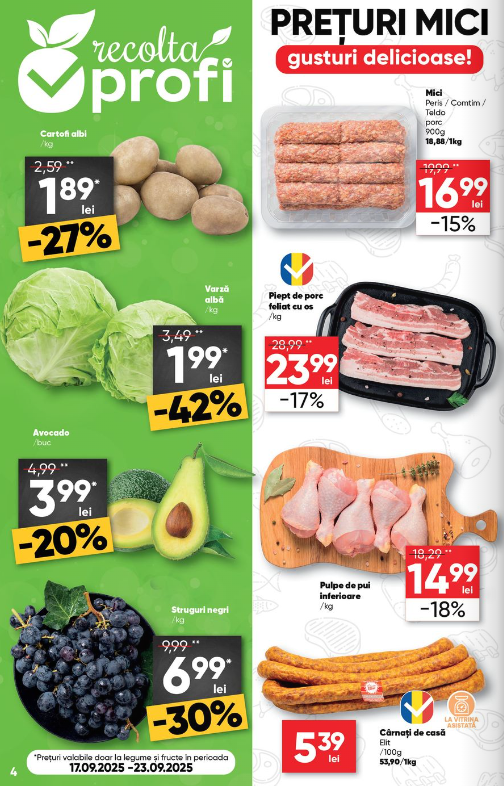 profi - Catalog PROFI Super online – oferte valabile din 17.09. - page: 4
