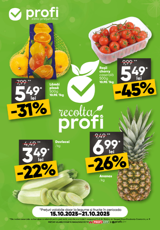 profi - Catalog PROFI City Fresh Magazine online – oferte valabile din 15.10.