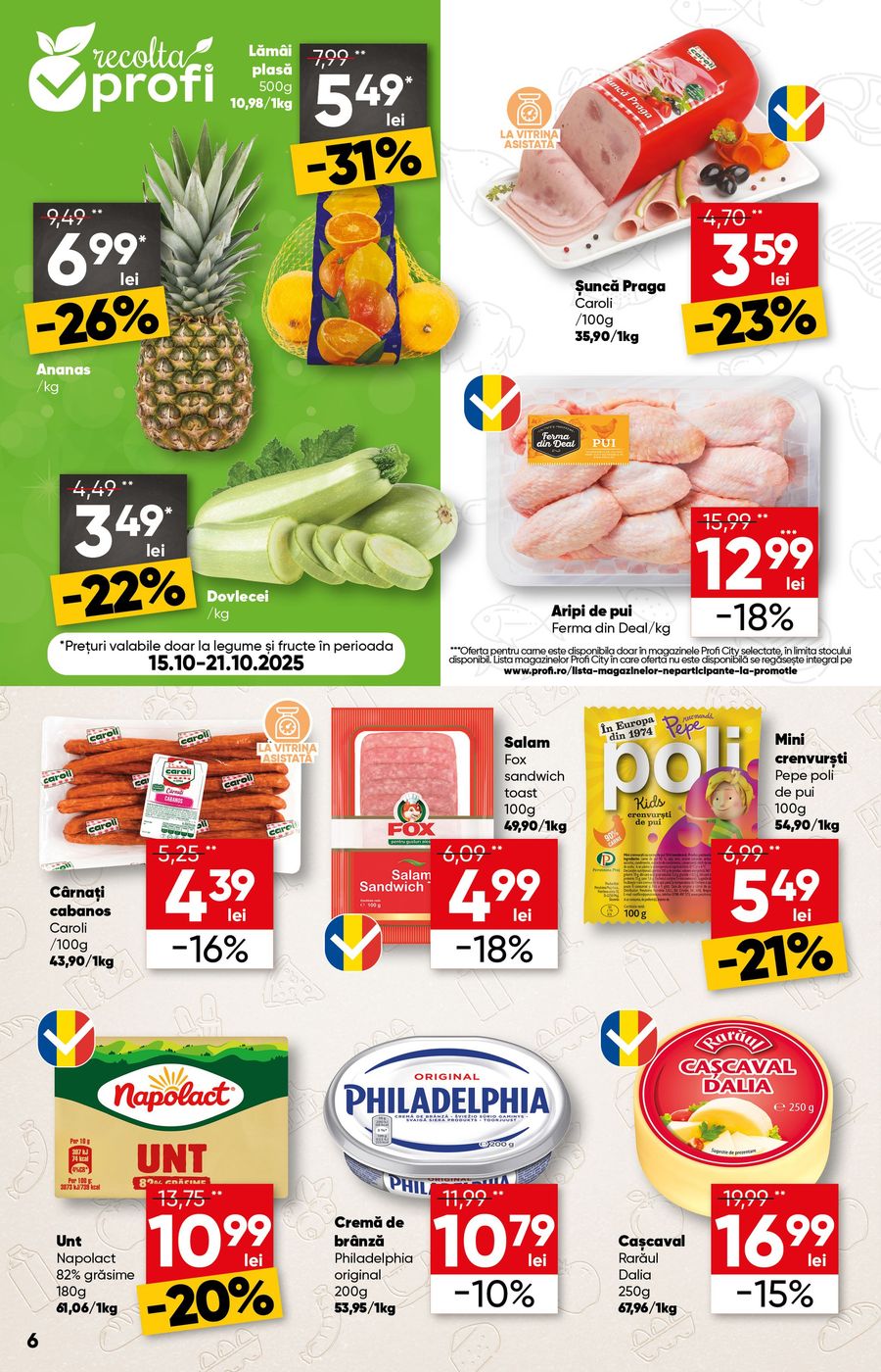 profi - Catalog PROFI City online – oferte valabile din 15.10. - page: 6