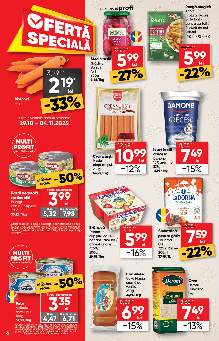 profi - Catalog PROFI Go online – oferte valabile din 29.10. - page: 6