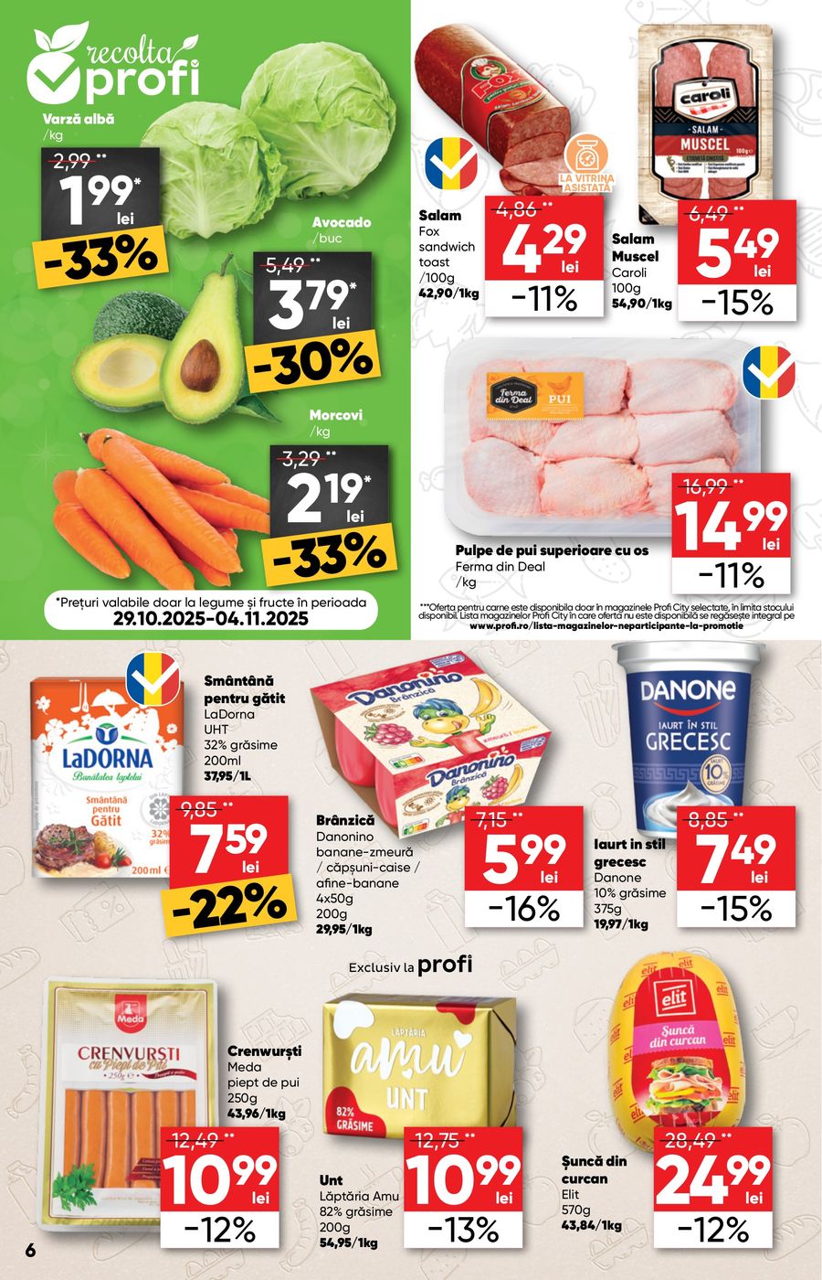 profi - Catalog PROFI City online – oferte valabile din 29.10. - page: 6