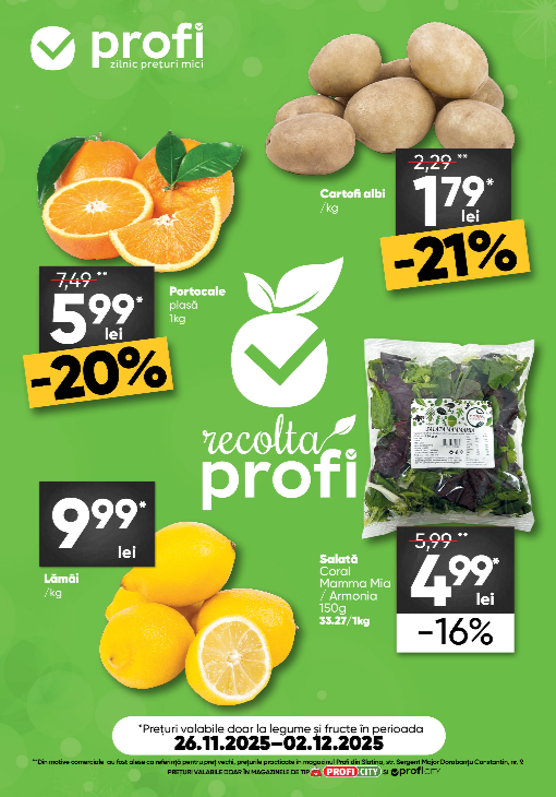 profi - Catalog PROFI City Fresh Magazine online – oferte valabile din 26.11.