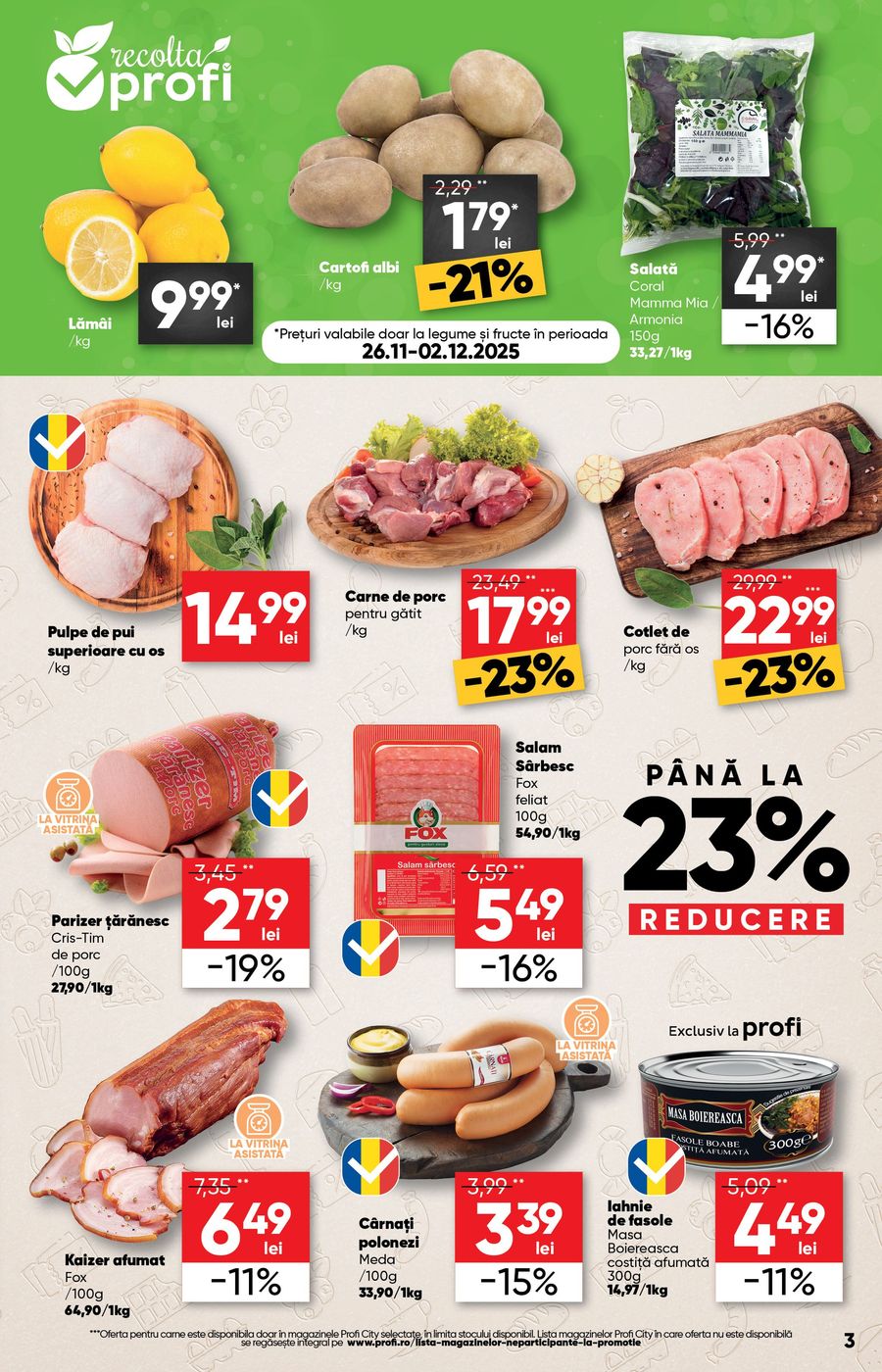 profi - Catalog PROFI City online – oferte valabile din 26.11. - page: 3