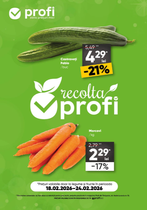 profi - Catalog PROFI Go Fresh Magazine online – oferte valabile din 18.02.2026