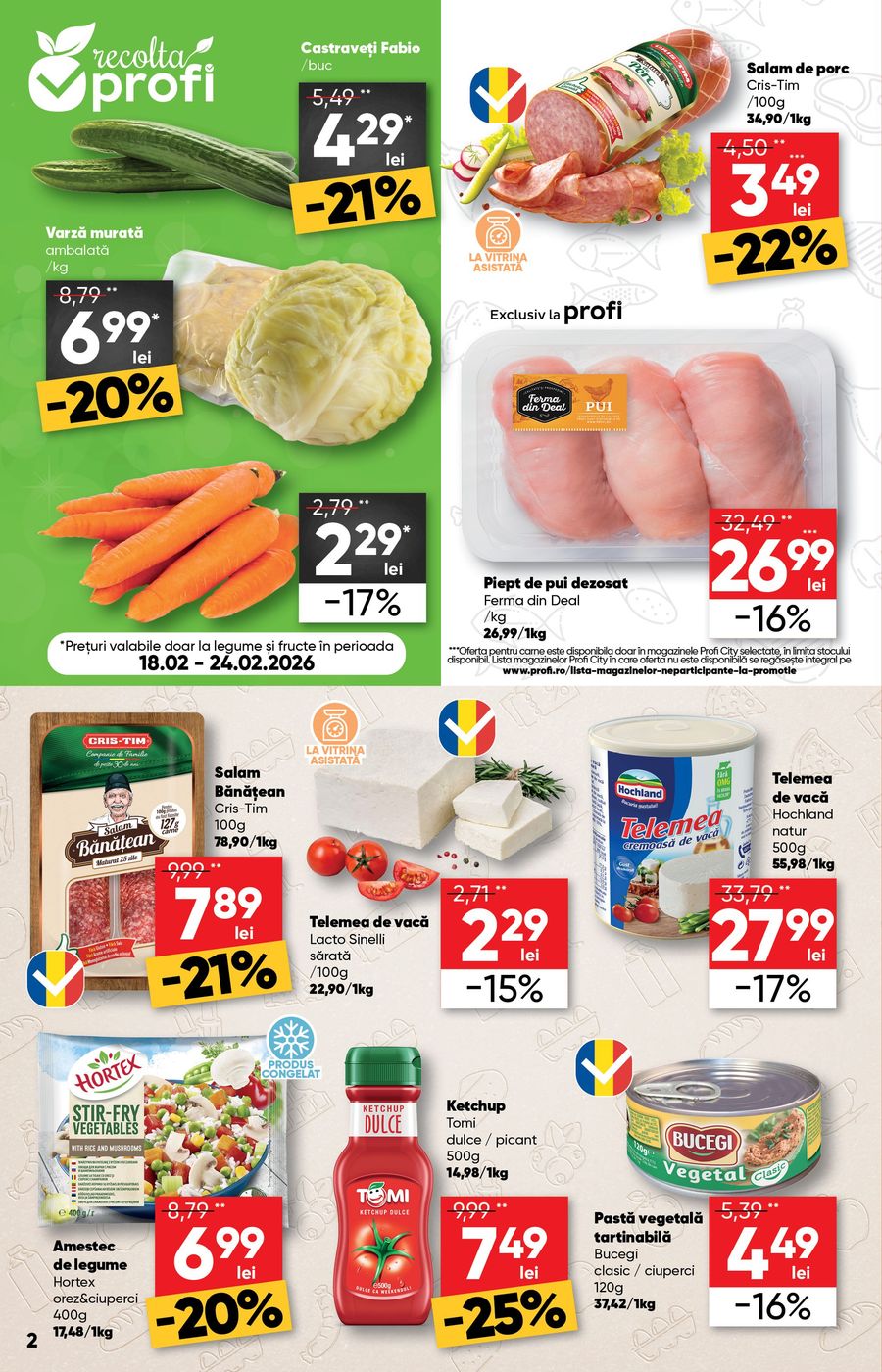 profi - Catalog PROFI City online – oferte valabile din 18.02.2026 - page: 2