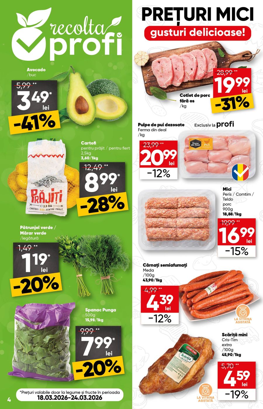 profi - Catalog PROFI Super online – oferte valabile din 18.03.2026 - page: 4