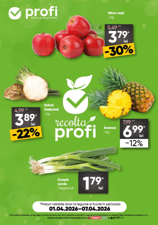 profi - Catalog PROFI City Fresh Magazine online – oferte valabile din 01.04.2026