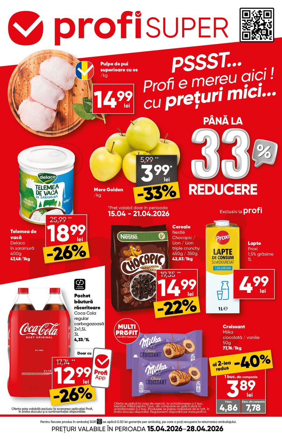 profi - Brosura PROFI Super valabilă de la miercuri 15.04.2026 până la marți 28.04.2026