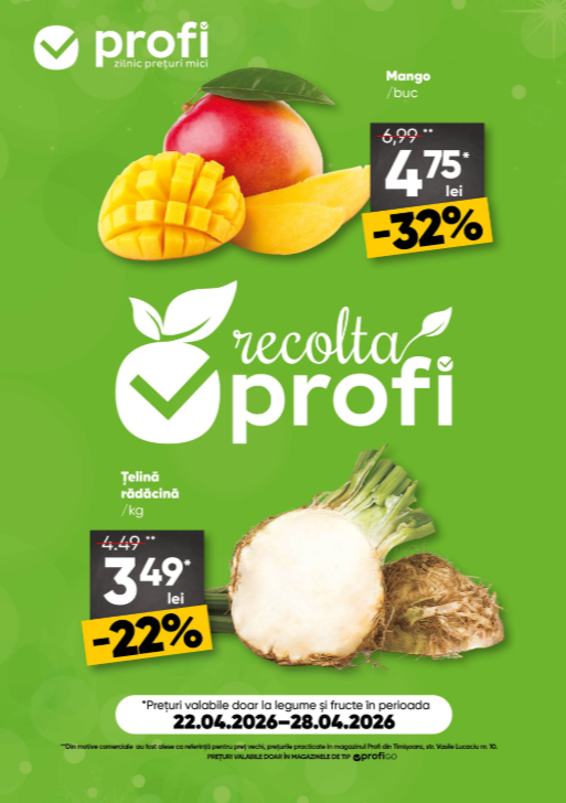 profi - Brosura PROFI Go Fresh Magazine valabilă de la miercuri 22.04.2026 până la marți 28.04.2026