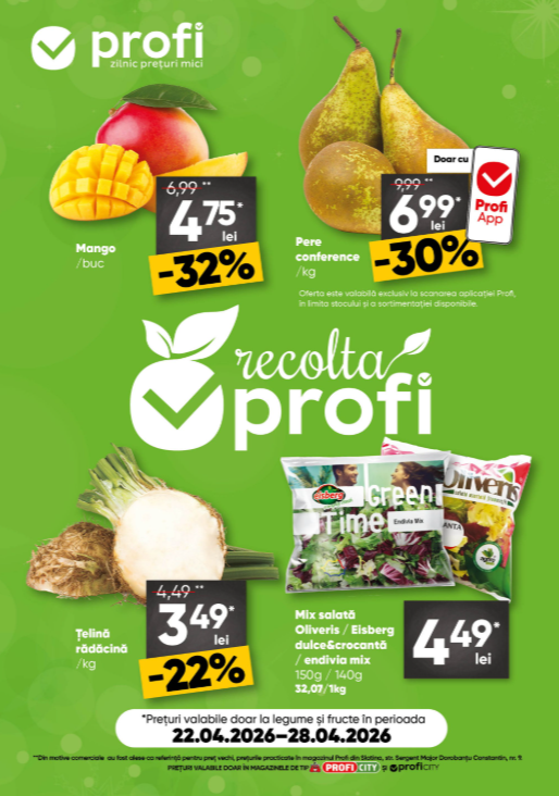 profi - Brosura PROFI City Fresh Magazine valabilă de la miercuri 22.04.2026 până la marți 28.04.2026