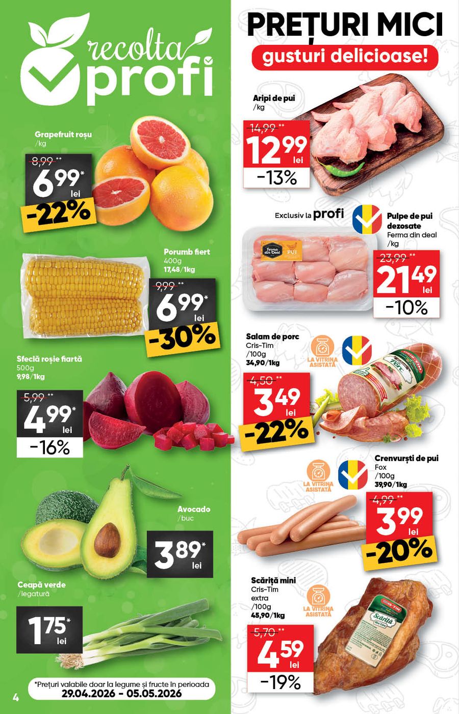 profi - Brosura PROFI Loco valabilă de la miercuri 29.04.2026 până la marți 12.05.2026 - page: 4