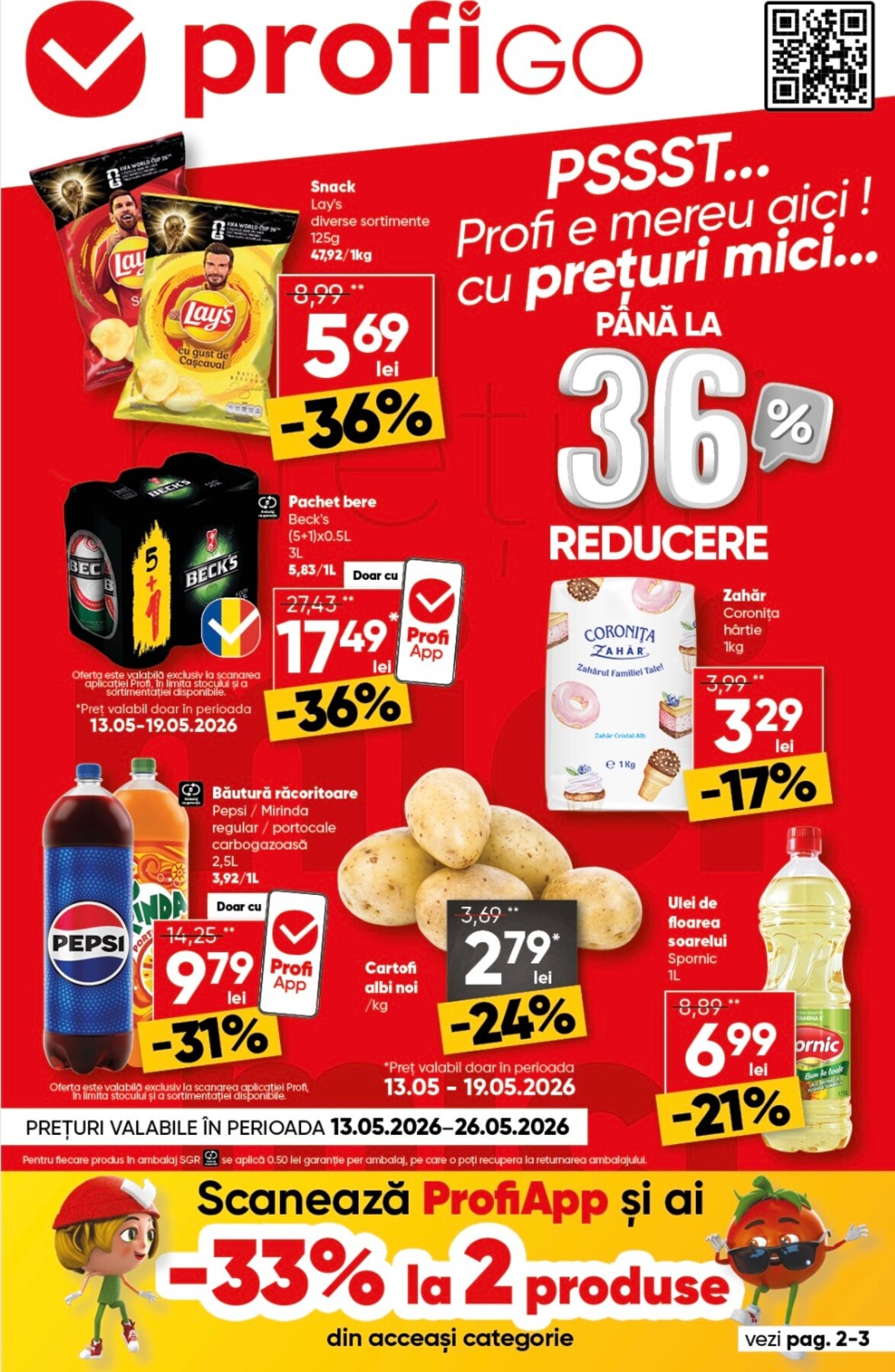 profi - Brosura PROFI Go valabilă de la miercuri 13.05.2026 până la marți 26.05.2026 - page: 1