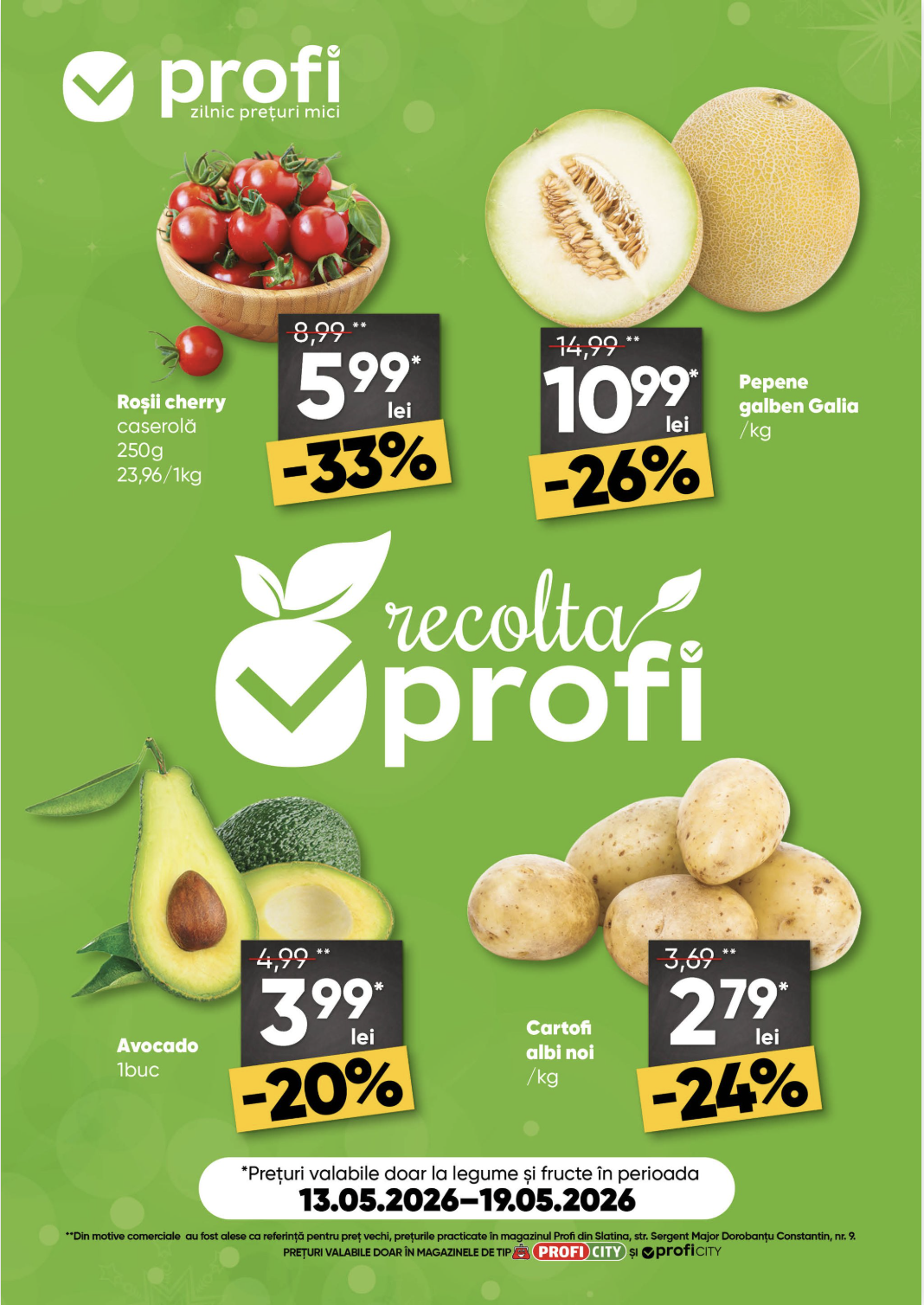 profi - Brosura PROFI City - Fresh Saptamana valabilă de la miercuri 13.05.2026 până la marți 19.05.2026