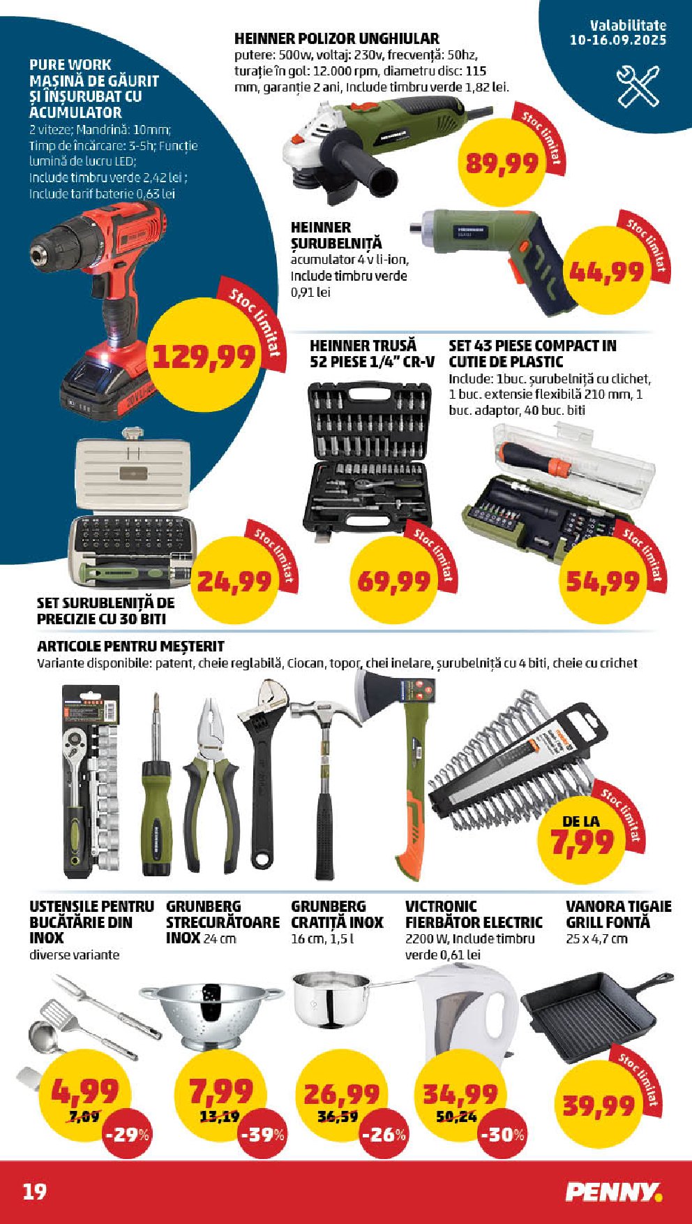 penny - Catalog PENNY online – oferte valabile din 10.09. - page: 19