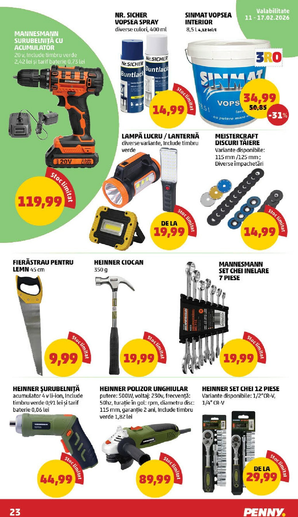 penny - Catalog PENNY online – oferte valabile din 11.02.2026 - page: 23