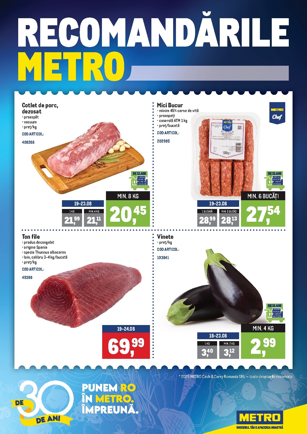 metro - Brosura Metro valabilă de la luni 17.08.2026 până la duminică 23.08.2026 - page: 1