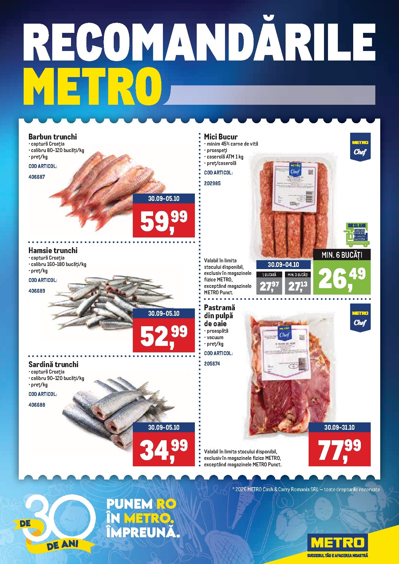 metro - Brosura Metro valabilă de la luni 21.09.2026 până la luni 28.09.2026