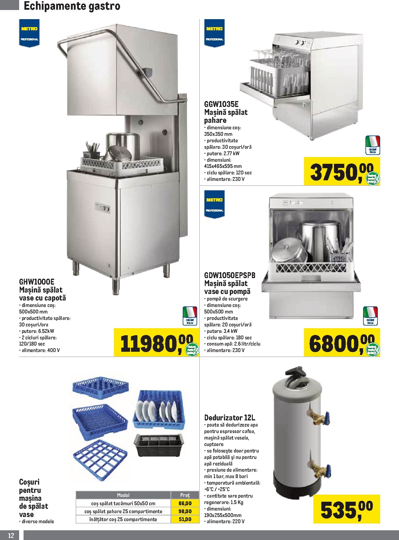 metro - Brosura Metro - Soluții Nealimentare pentru HoReCa valabilă de la joi 01.10.2026 până la luni 04.01.2027 - page: 12