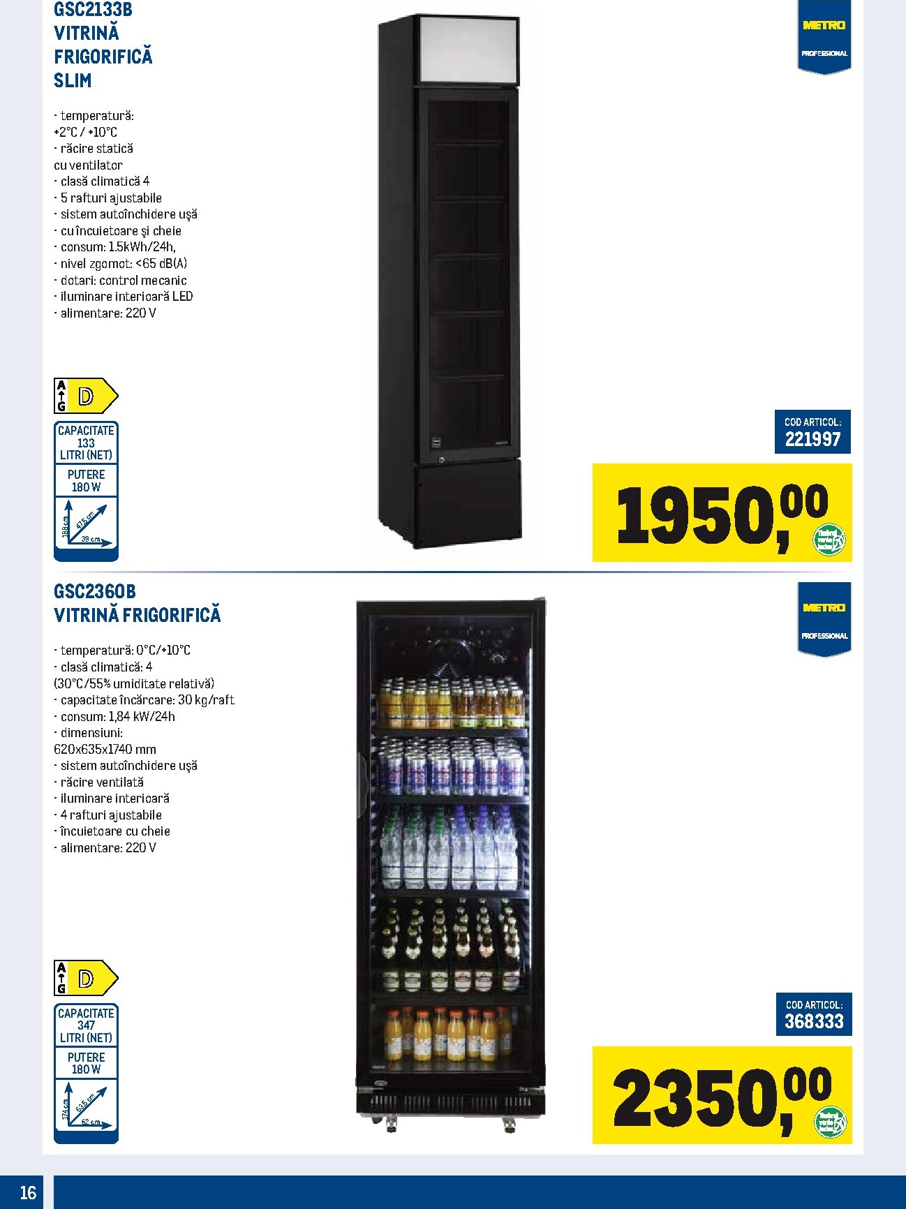 metro - Brosura Metro - Echipamente pentru magazinul tău valabilă de la joi 01.10.2026 până la luni 04.01.2027 - page: 16