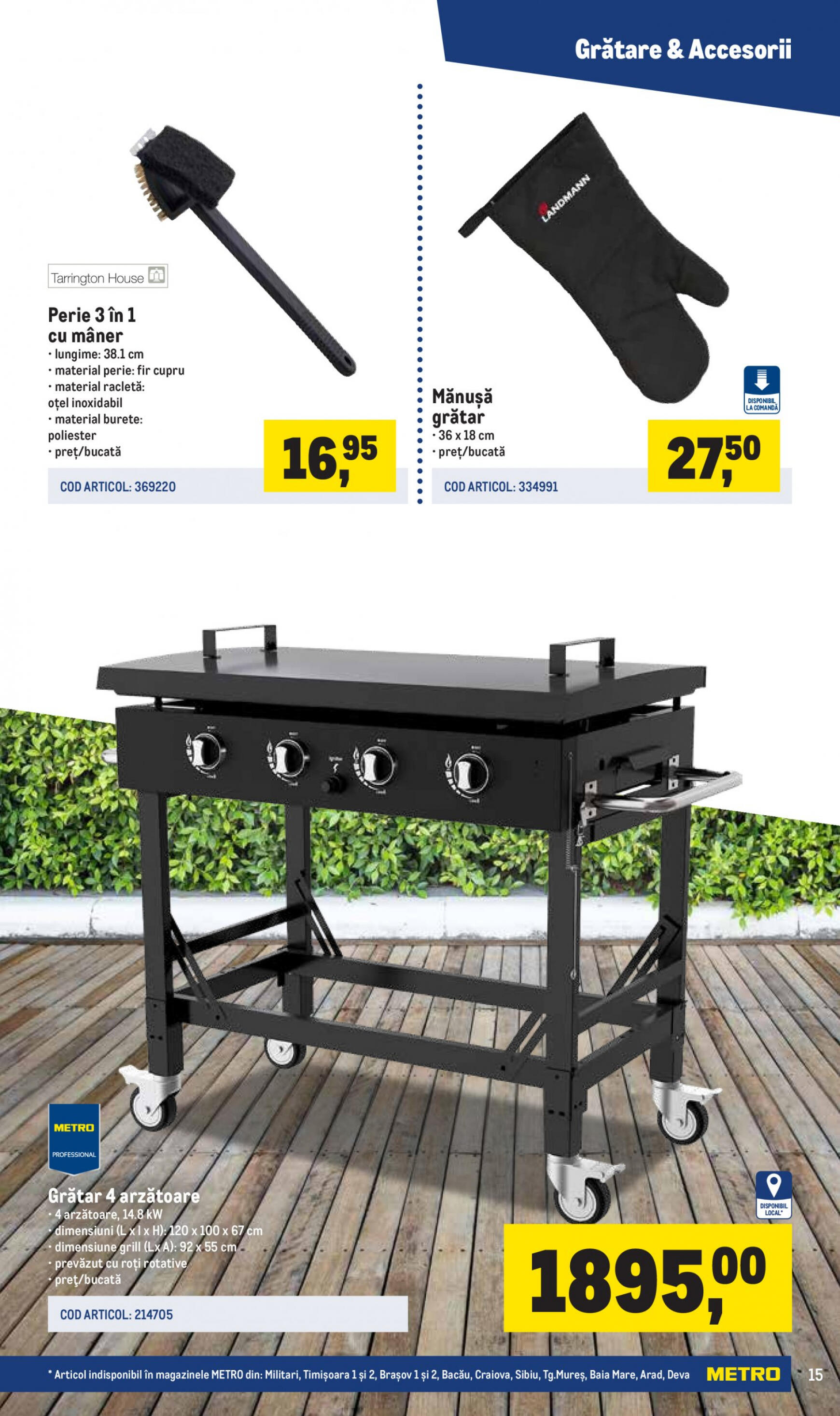 metro - Metro - Mobilier pentru terasă și grădină valabil de 18.03.2024 - page: 15