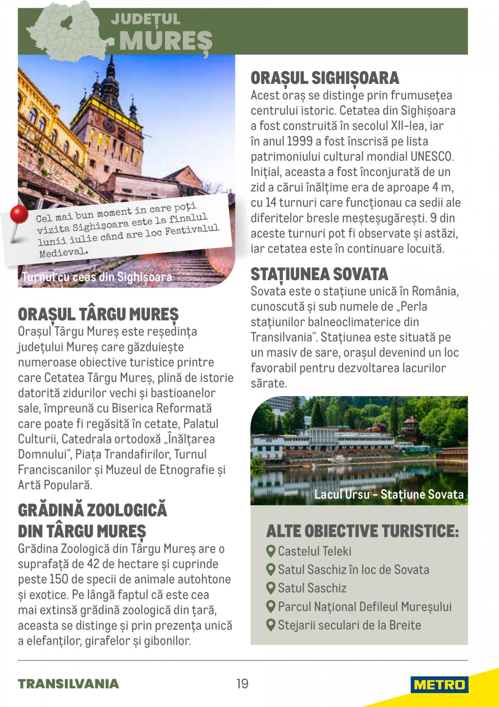 metro - Metro - Ghid de Turism România 2024 valabil de 27.03.2024 - page: 19