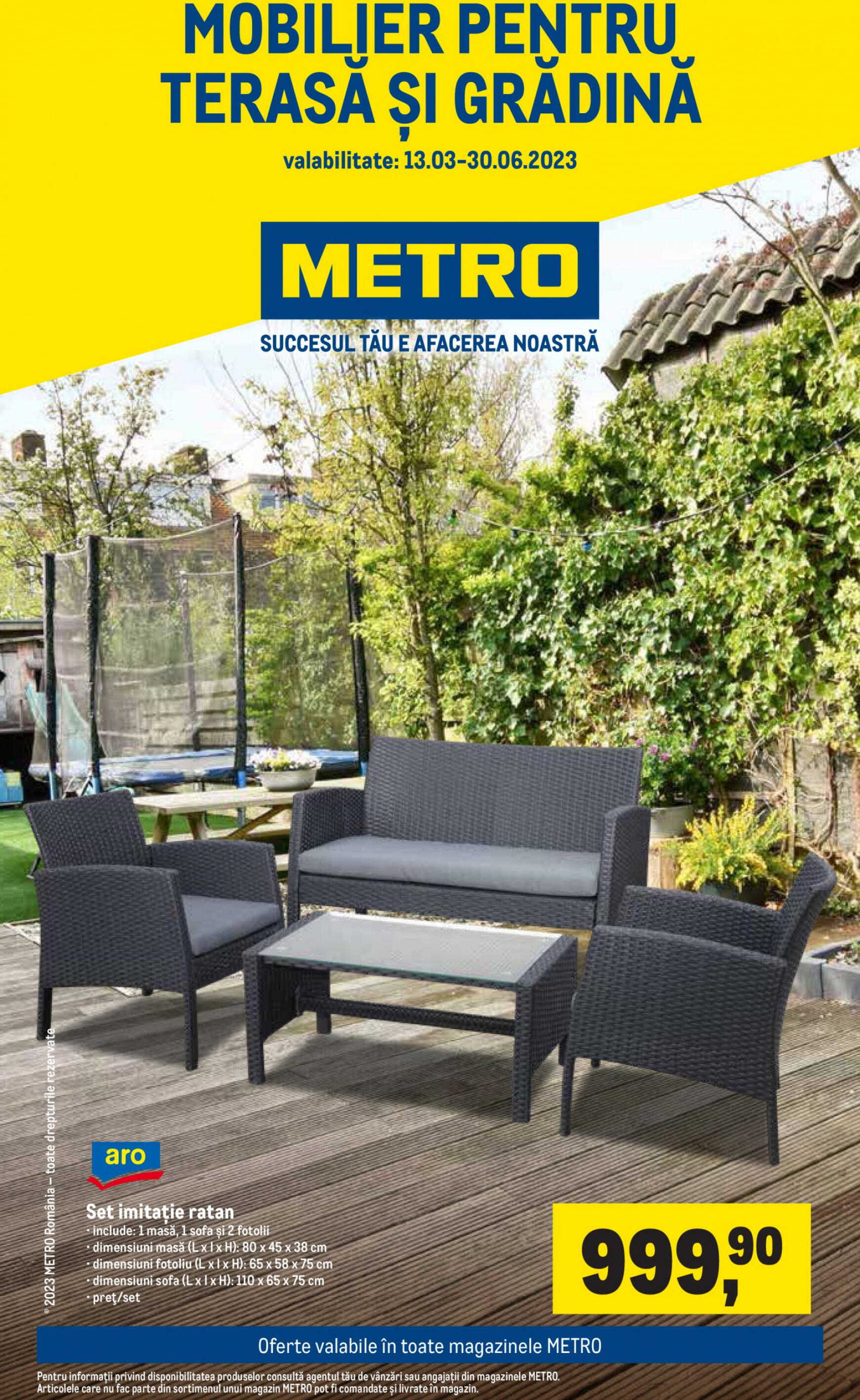 metro - Metro - Mobilier pentru terasă și grădină - page: 1