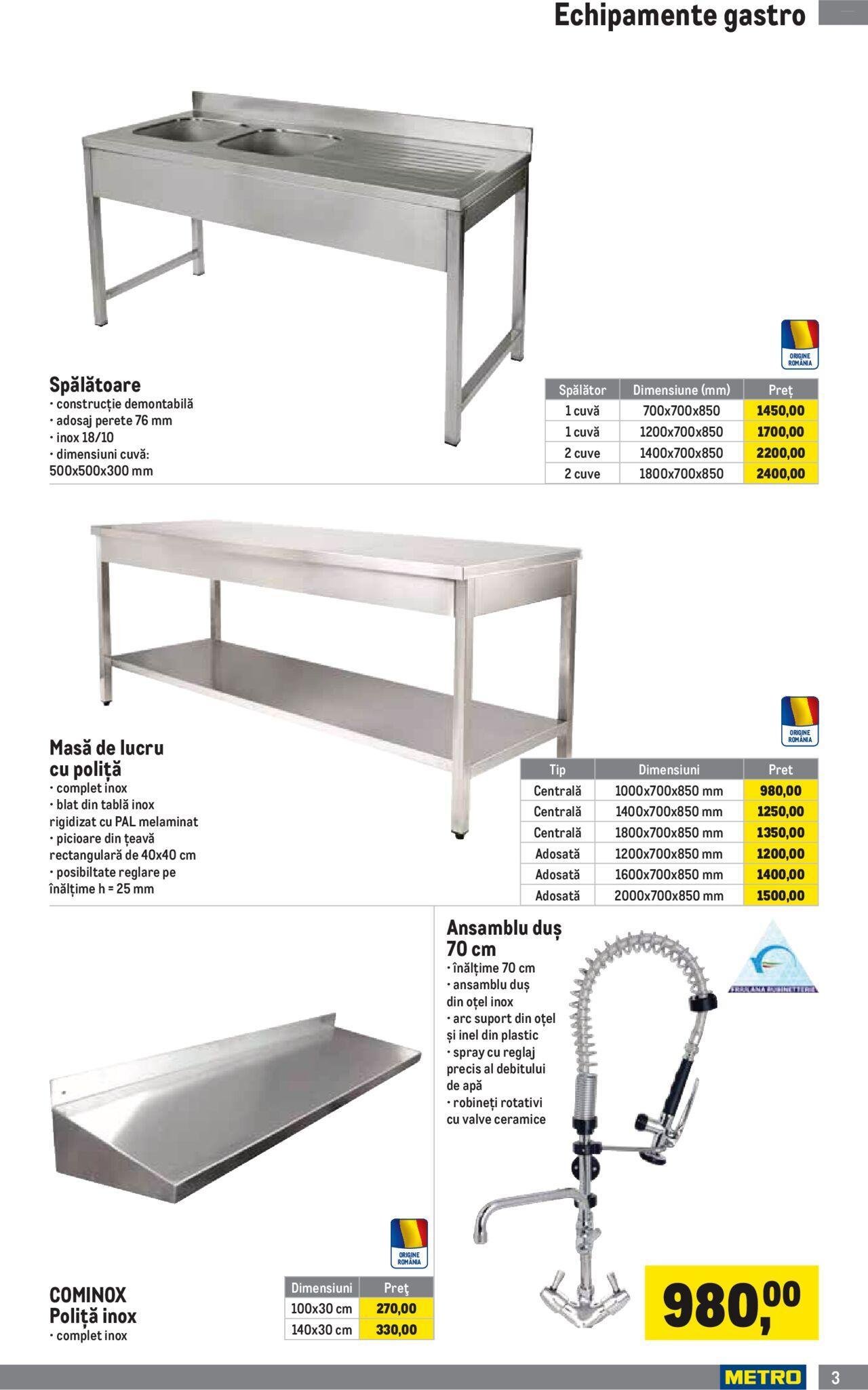 metro - Metro catalog - Soluții Nealimentare pentru HoReCa 23.07.2024 - 30.09.2024 - page: 3