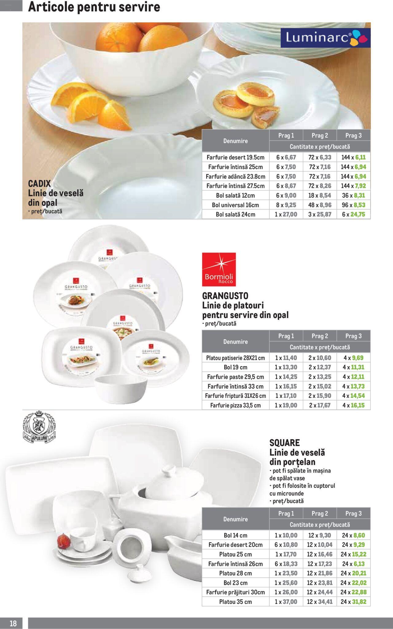 metro - Metro catalog - Soluții Nealimentare pentru HoReCa 23.07.2024 - 30.09.2024 - page: 18