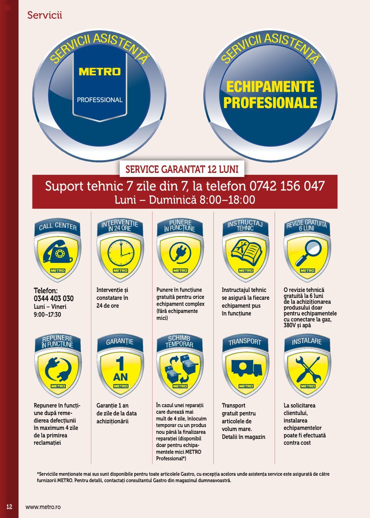 metro - Metro catalog - Echipamente Profesionale pentru HoReCa de luni 15.01.2024 - page: 12