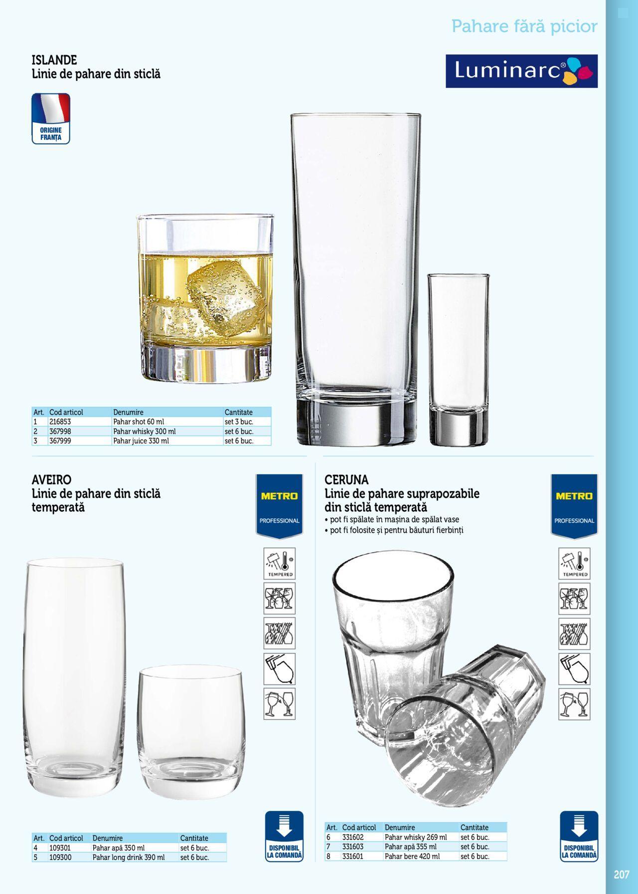 metro - Metro catalog - Echipamente Profesionale pentru HoReCa de luni 15.01.2024 - page: 207