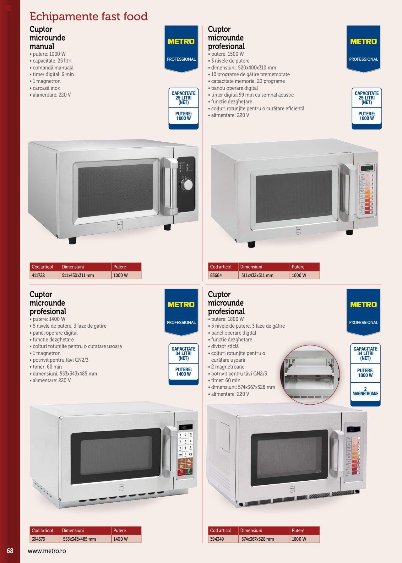 metro - Metro catalog - Echipamente Profesionale pentru HoReCa de luni 15.01.2024 - page: 68