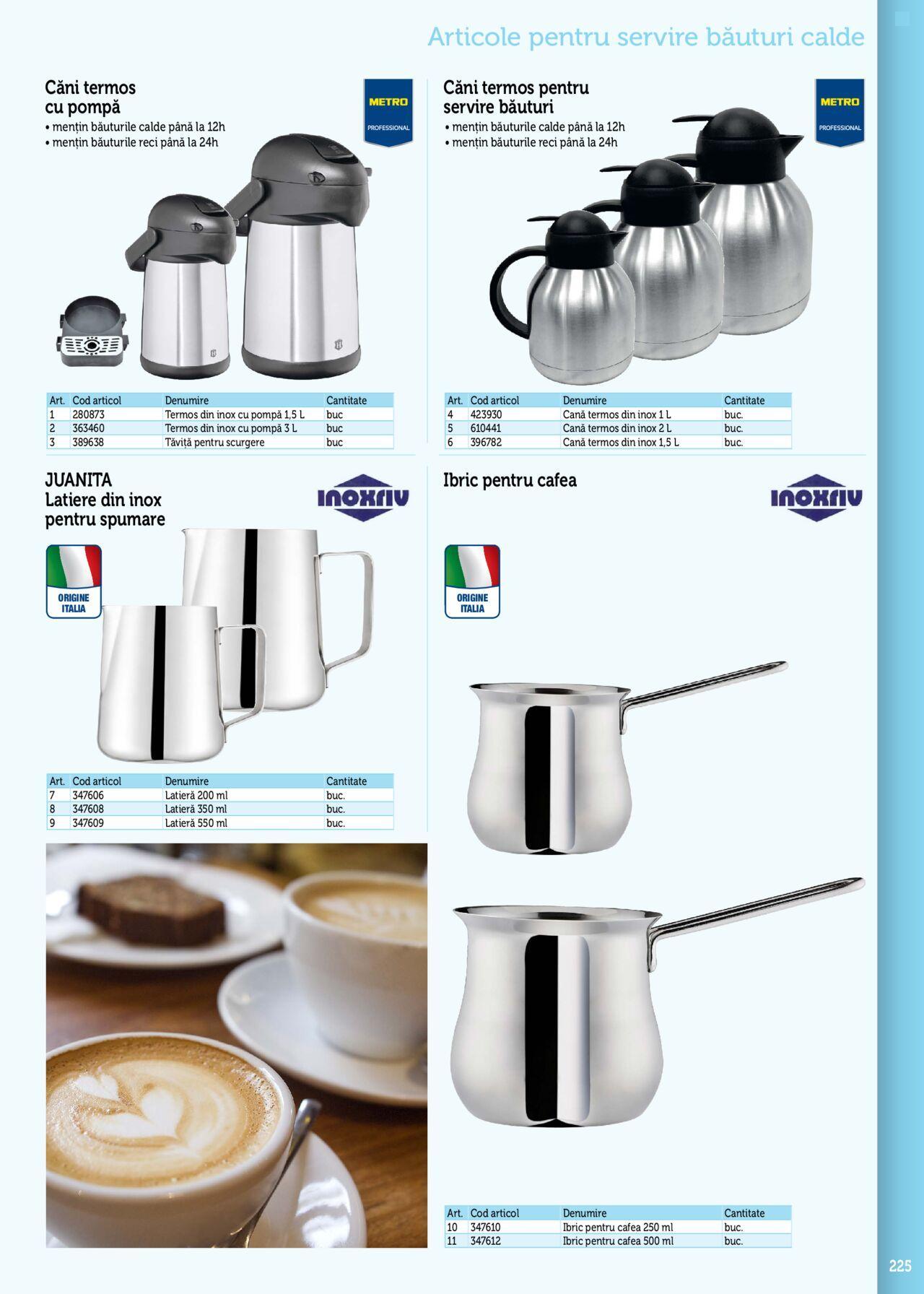 metro - Metro catalog - Echipamente Profesionale pentru HoReCa de luni 15.01.2024 - page: 225