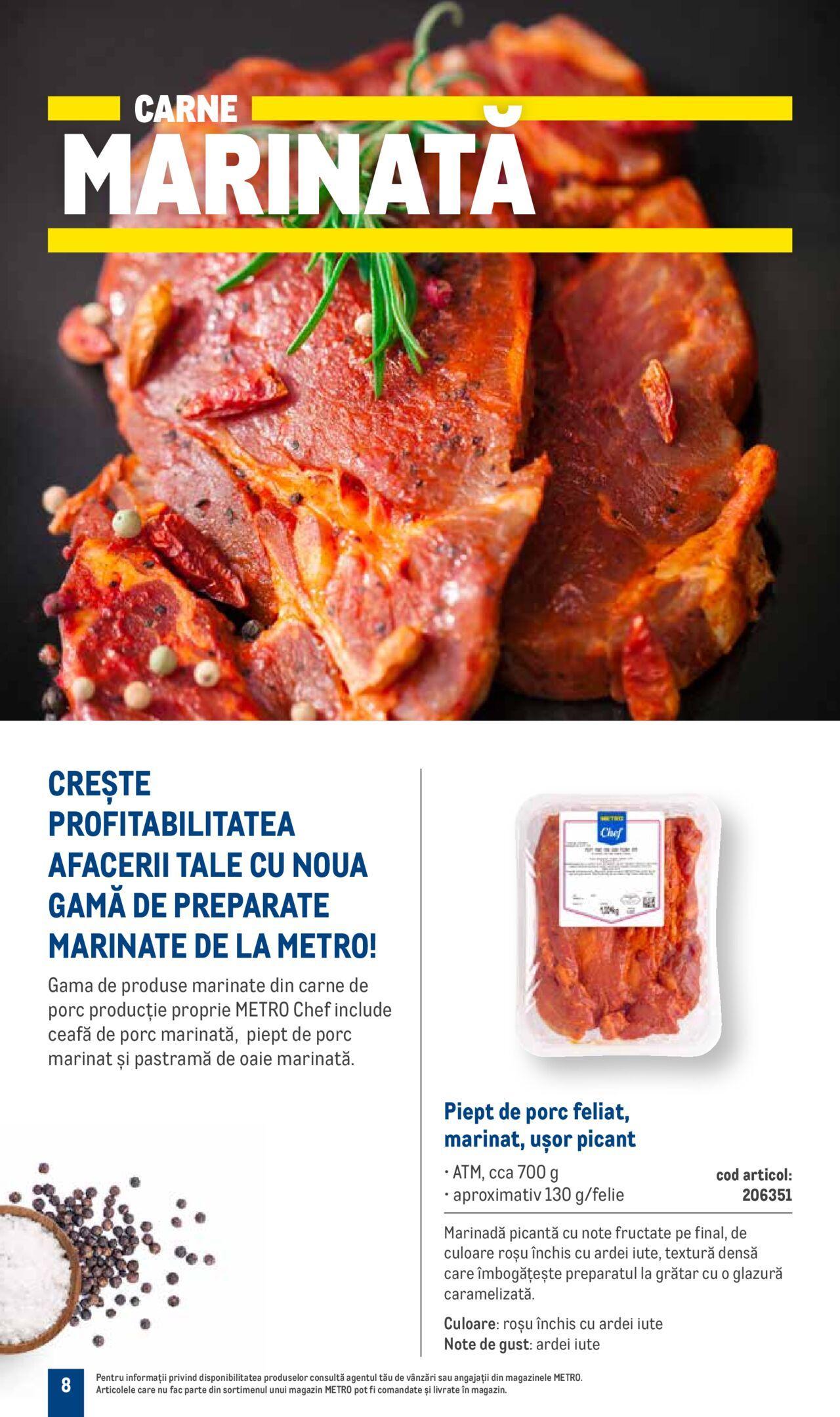 metro - Metro catalog - Sortiment Carne Producție Proprie 01.01.2024 - 31.12.2024 - page: 8