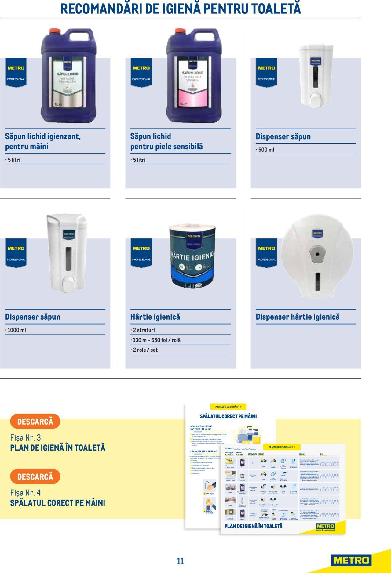 metro - Metro catalog - Ghid de igienă HoReCa de luni 04.07.2022 - page: 11