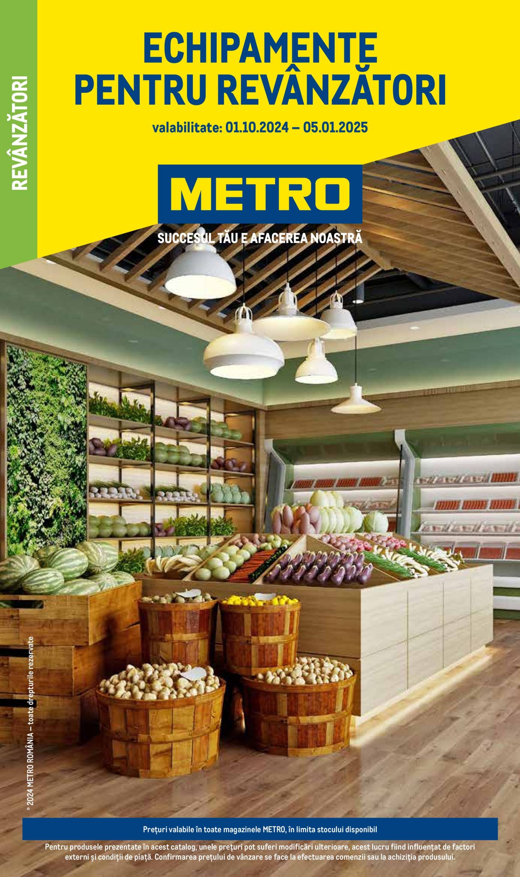 metro - Catalog nou Metro - Echipamente pentru magazinul tău 01.10. - 05.01.