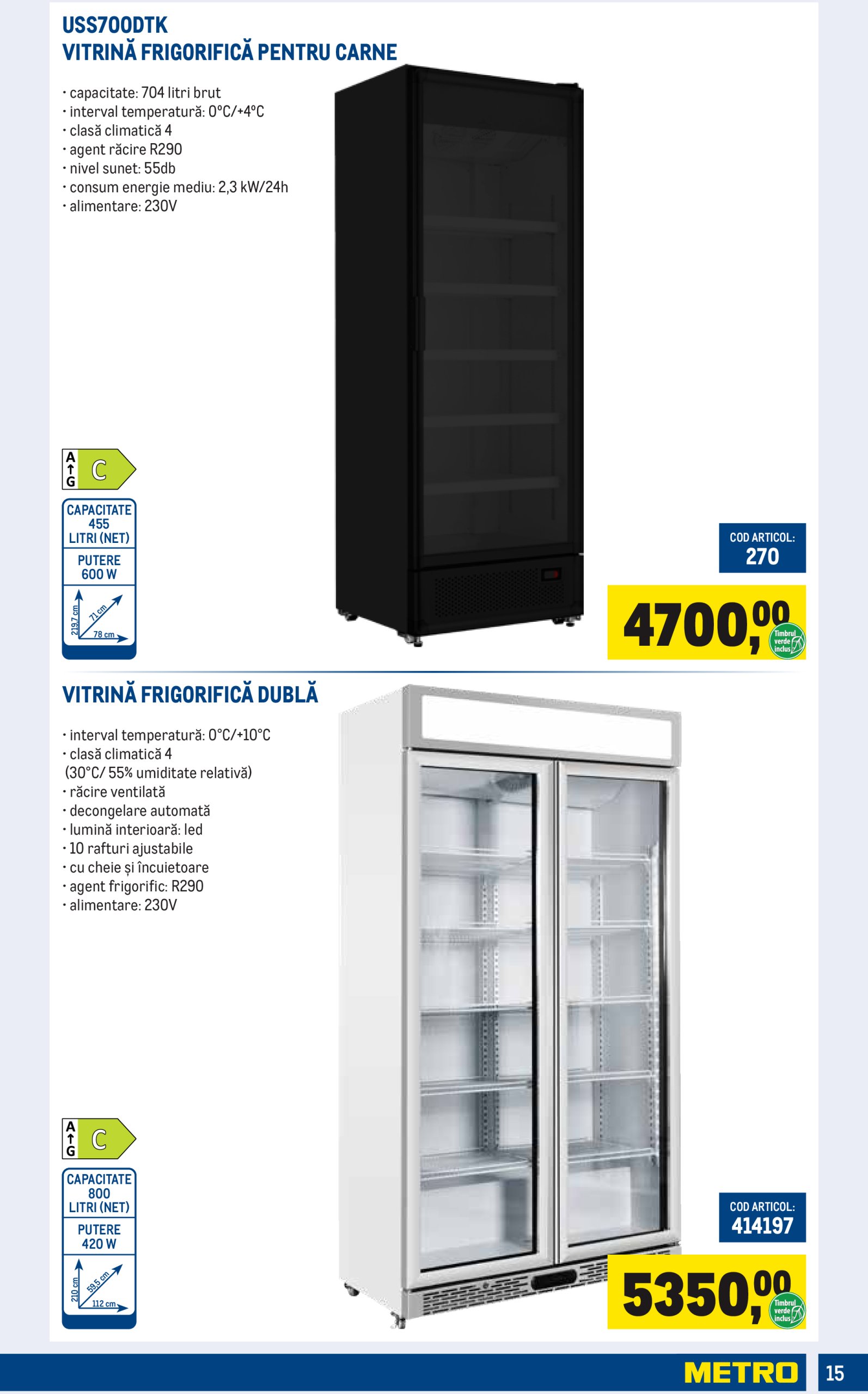 metro - Catalog Metro - Echipamente pentru magazinul tău valabil din 01.04. - 30.06. - page: 15