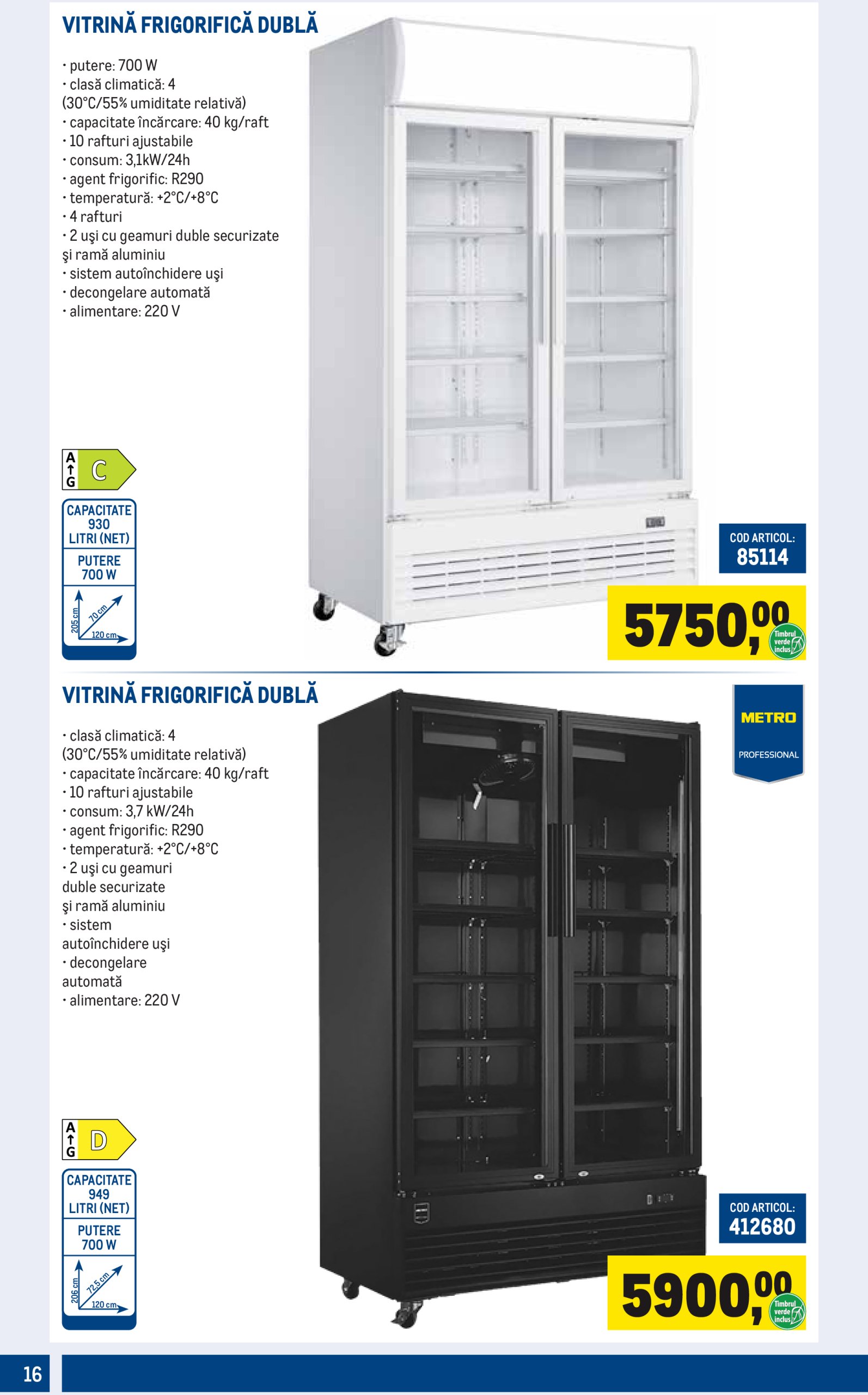 metro - Catalog Metro - Echipamente pentru magazinul tău valabil din 01.04. - 30.06. - page: 16