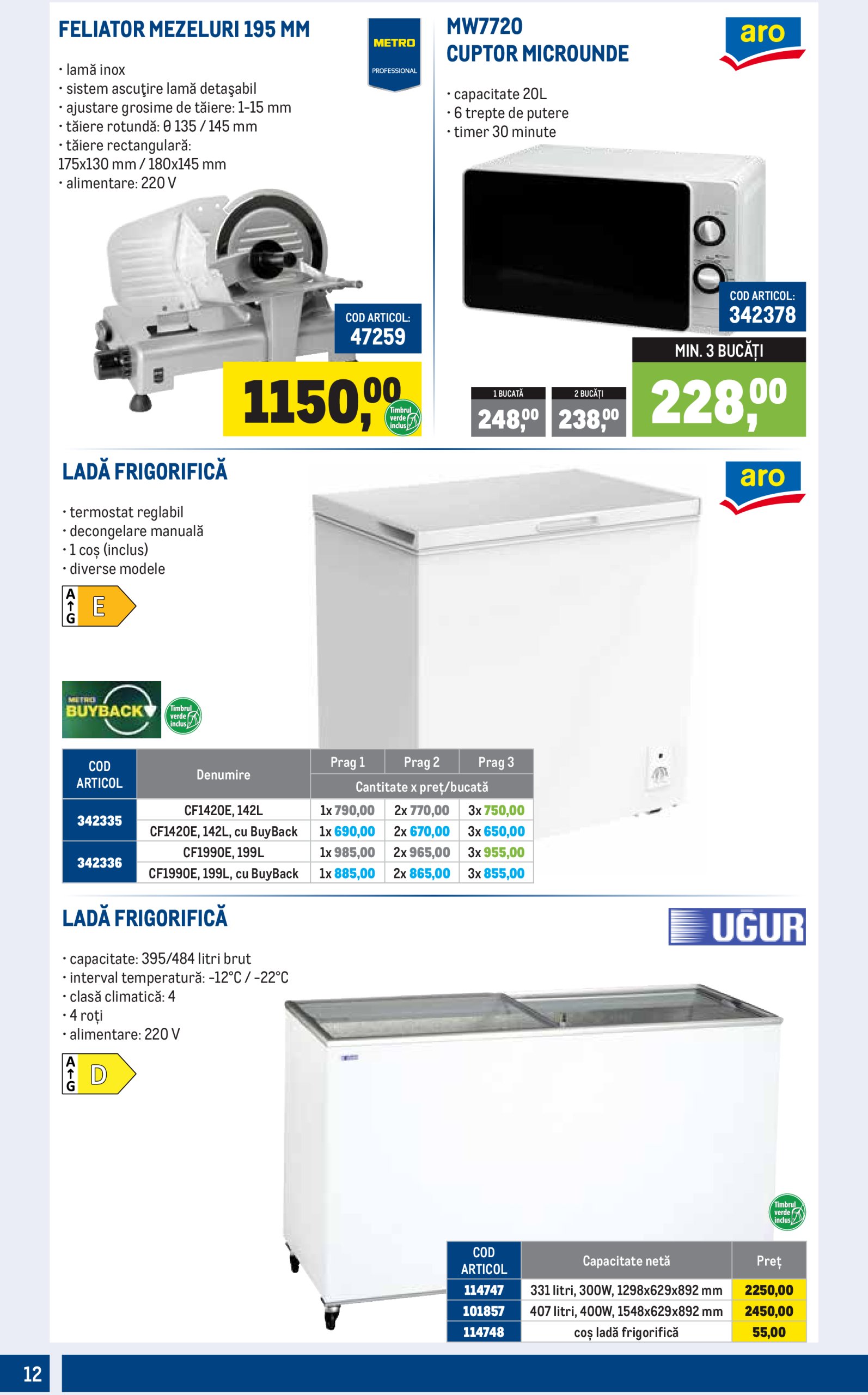 metro - Catalog Metro - Echipamente pentru magazinul tău valabil din 01.04. - 30.06. - page: 12