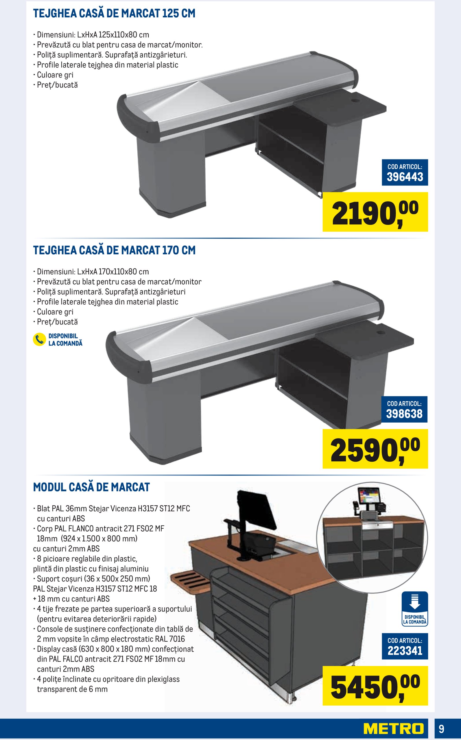 metro - Catalog Metro - Echipamente pentru magazinul tău valabil din 01.04. - 30.06. - page: 9