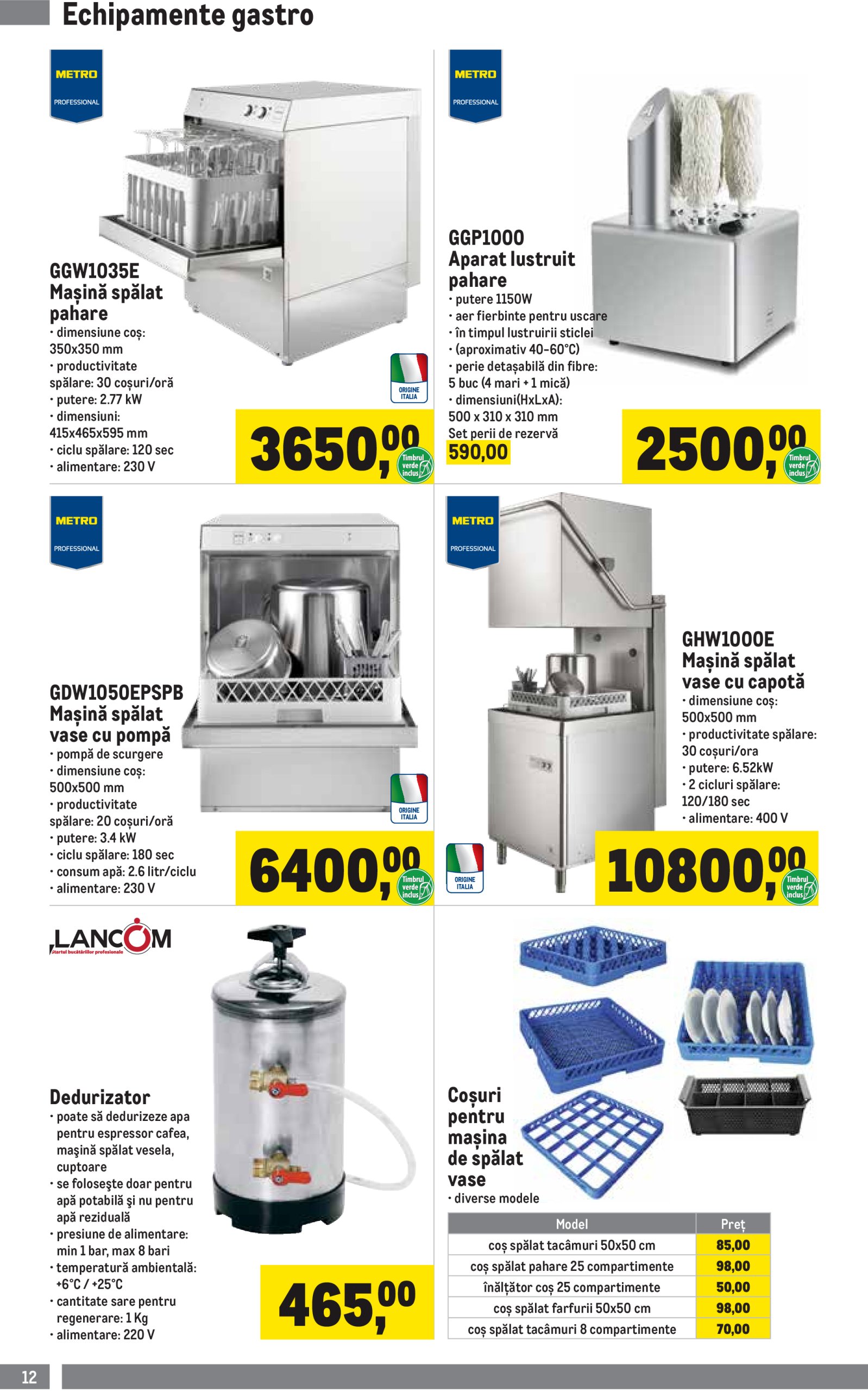 metro - Catalog Metro - Soluții Nealimentare pentru HoReCa valabil din 01.04. - 30.06. - page: 12